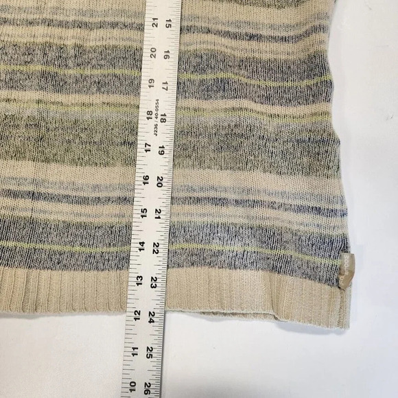 Woolrich Women's Striped‎ Crew Neck 100% Lambs Wool Long Sleeve Sweater Size L - Picture 11 of 11